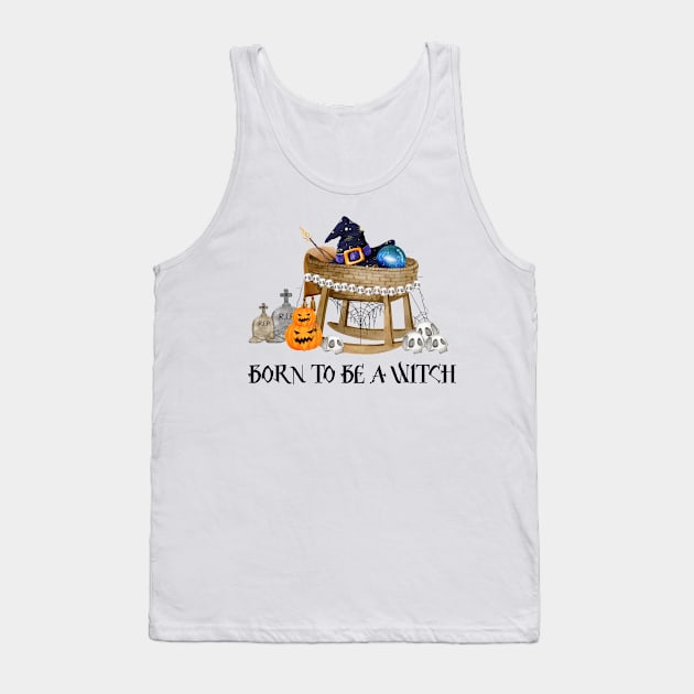 Born To Be A Witch Tank Top by EliseOB